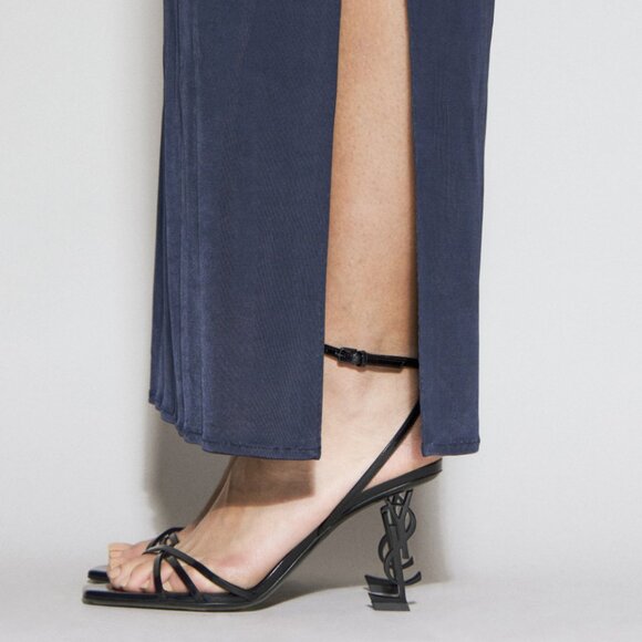 YSL Yves Saint Laurent Cassandre Opyum 85 Heeled Sandals - Size 40 EUR - Picture 3 of 14